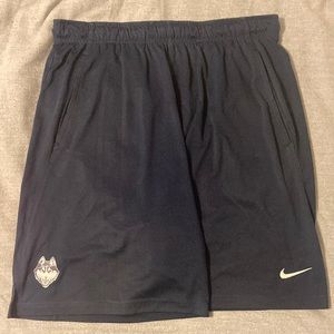 Nike UCONN Athletic Shorts Navy Blue